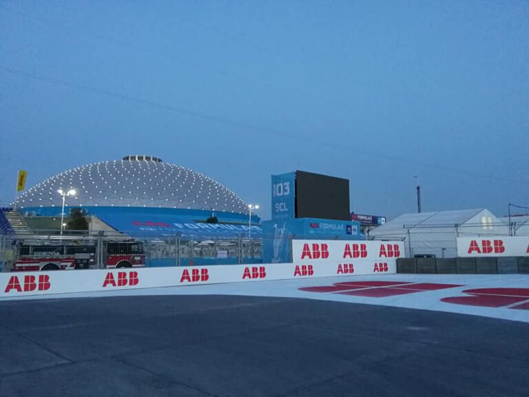 Formula E Circuit equiped with Tecpro barriers at Santiago – CHILE