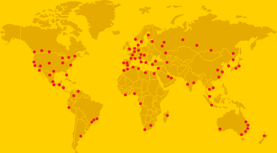 TECPRO Barriers is present on every continent.